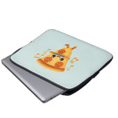 Slice Playing a Harmonica Niedlich Laptopschutzhülle (Vorne Knopf)