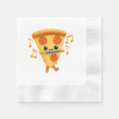 Slice Playing a Harmonica Niedlich Serviette (Vorderseite)