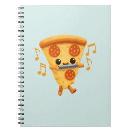 Slice Playing a Harmonica Notizblock