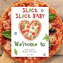 Slice, Slice Baby - Aquarell Babydusche Poster