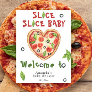 Slice, Slice Baby - Aquarell Babydusche Poster