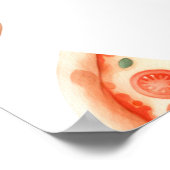 Slice Slice Baby Begrüßungszeichen, Pizza Baby Wil Poster (Ecke)