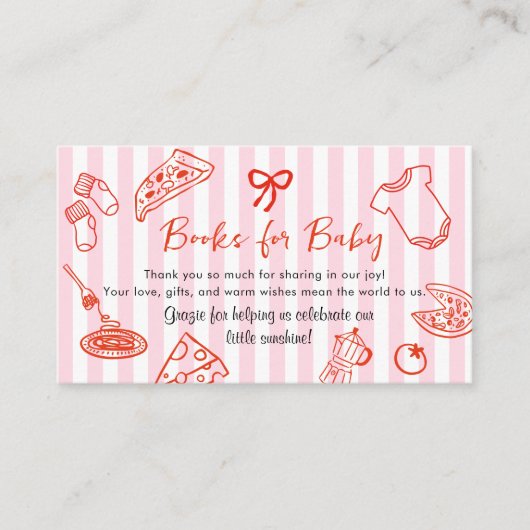 Slice Slice Baby Books for Baby Enclosure Card Begleitkarte (Vorderseite)