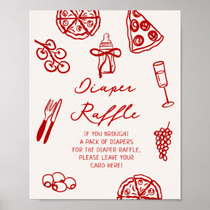 Slice Slice Baby Diaper Rafftable druckbar Poster