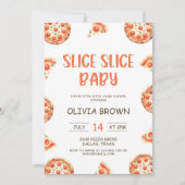Slice Slice Baby Dusche Einladung Pizza Dusche (Vorderseite)