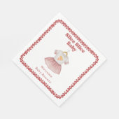 Slice Slice Baby Dusche Pizza Kleid Serviette (Ecke)