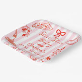 Slice Slice Baby Italian Baby Shower Paper Plate Pappteller (Gewinkelt)
