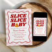 Slice Slice Baby Italian Pizza Baby Shower Einladung