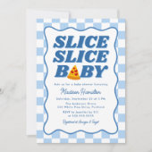 Slice Slice Baby Italian Pizza Baby Shower Einladung (Vorderseite)