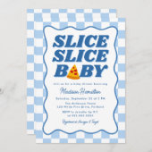 Slice Slice Baby Italian Pizza Baby Shower Einladung (Vorne/Hinten)