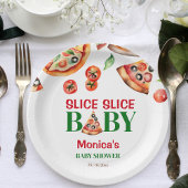 Slice Slice Baby Italienische Pizza Babydusche Pappteller