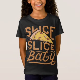 Slice Slice Baby Lustiges Vintage-Pizza-Liebhaber T-Shirt