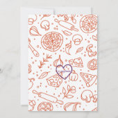 Slice Slice Baby, pizza 1st birthday Einladung (Rückseite)