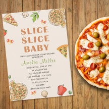 Slice Slice Baby Pizza Baby Dusche