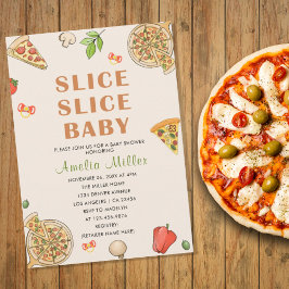 Slice Slice Baby Pizza Baby Dusche Einladung