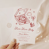 Slice Slice Baby Pizza Baby Dusche Einladung