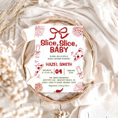 Slice, Slice, Baby! Pizza Baby Dusche Einladung