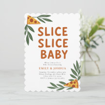 Slice Slice Baby Pizza Baby Dusche