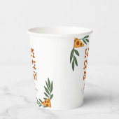 Slice Slice Baby Pizza Baby Dusche Pappbecher (Rechts)