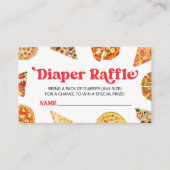 Slice Slice Baby! Pizza Baby Duwer Windelwanne Begleitkarte (Vorderseite)