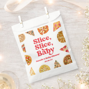 Slice, Slice, Baby! Pizza Baby Shower Geschenktütchen