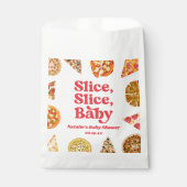 Slice, Slice, Baby! Pizza Baby Shower Geschenktütchen (Vorderseite)