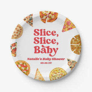 Slice, Slice, Baby! Pizza Baby Shower Pappteller
