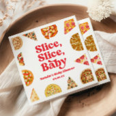 Slice, Slice, Baby! Pizza Baby Shower Serviette