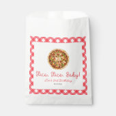 Slice, Slice, Baby! Pizza Birthday Party Geschenktütchen (Vorderseite)