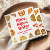 Slice, Slice, Baby! Pizza Birthday Party Serviette