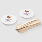 Slice Slice Baby Pizza braun 1. Geburtstag Fächer (Non-assembled)