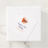 Slice Slice Baby Pizza braun 1. Geburtstag Geschenkanhänger (Beispiel)