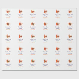 Slice Slice Baby Pizza braun 1. Geburtstag Geschenkpapier