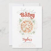 Slice Slice Baby Pizza Erster Geburtstag Einladung (Vorderseite)