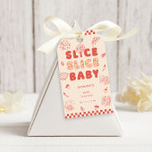 Slice Slice Baby Pizza Hand Drawn Baby Shower Geschenkanhänger