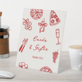 Slice Slice Baby Pizza Kinderduschkarten & Geschen Sockelschild (In SItu)