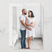 Slice Slice Baby Pizza Paare Foto Babydusche I Einladung (Rückseite)