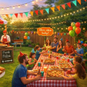 Slice, Slice Baby! Pizza-Party-Einladung