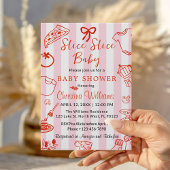 Slice Slice Baby Pizza Shower Invitation Einladung