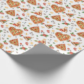 Slice Slice Baby Pizza und Schnuller Baby Shower W Geschenkpapier (Ecke)