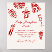 Slice Slice Baby Schnuller Hunt Game Printing Poster (Vorne)