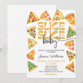 Slice Slice Baby Shower Einladung (Vorne/Hinten)