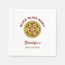 Slice Slice Baby Shower Gender Neutral Fun Pizza