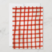 Slice Slice Baby Trendy Pizza Baby Dusche Einladung (Rückseite)