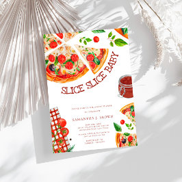 Slice Slice Baby Trendy Pizza Baby Dusche Einladung