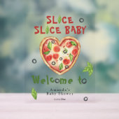 Slice, Slice Baby - Watercolor baby shower Acrylschild (Neutral)