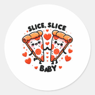 Slice Slice By Valentine  Runder Aufkleber