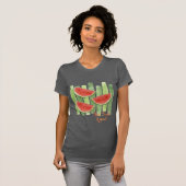 Slice, Smile, Repeat. Damen T-Shirt (Vorne ganz)