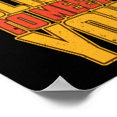 Slice, um Ihnen schöne Pizza Pun zu treffen Poster (Ecke)