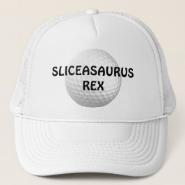 Sliceasaurus Rex lustiges Golf Truckerkappe